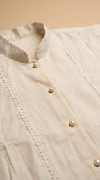 Brown Embroidered Top